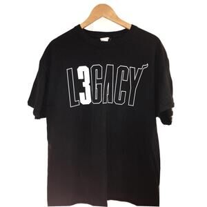 Miami Heat Dwyane Wade Legacy Black Final Home Game T Shirt Xl Retirement Tour